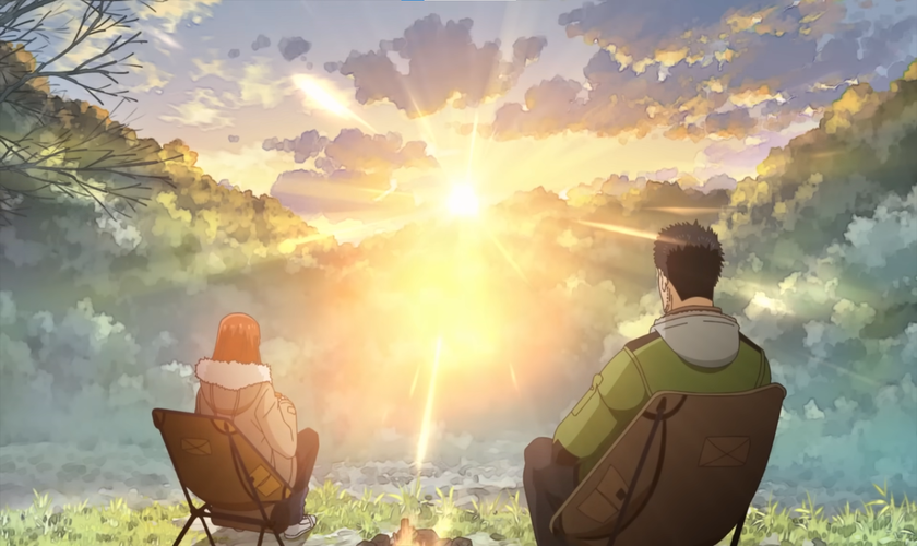 Новый трейлер и заглавная музыкальная тема аниме «Futari Solo Camp»